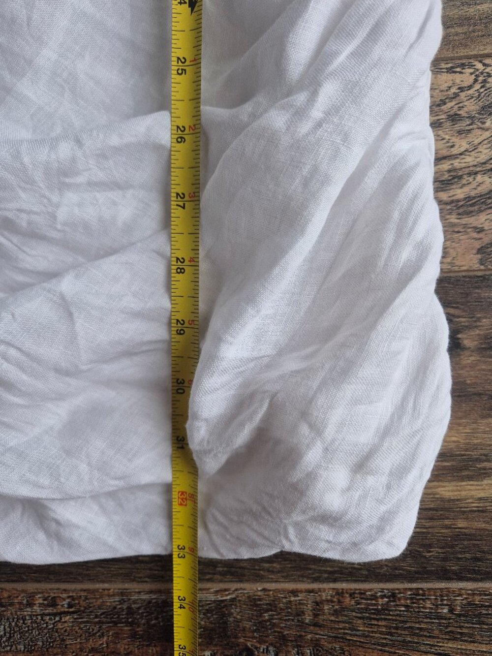 Showpo. 100% Linen Puff Sleeves Ruched Sexy Open Back Mini Dress White - Picture 12 of 16
